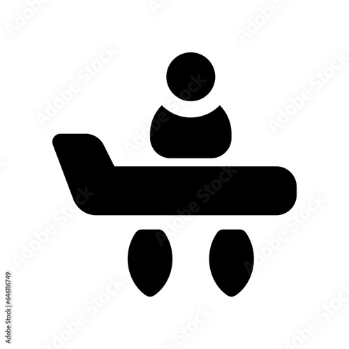 hoverboard solid icon. vector icon for your website, mobile, presentation, and logo design.