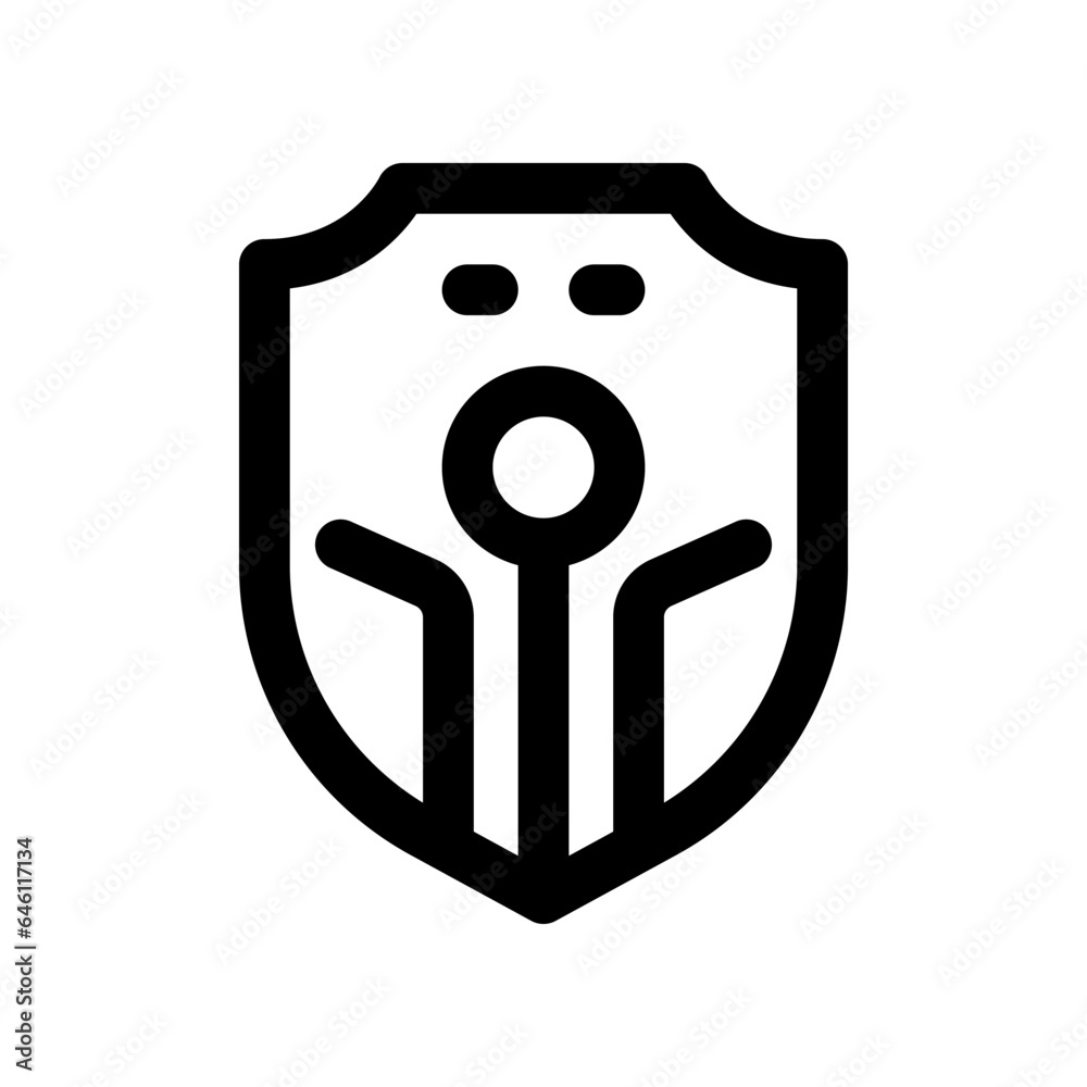 security line icon. vector icon for your website, mobile, presentation, and logo design. security line icon. vector icon for your website, mobile, presentation, and logo design.