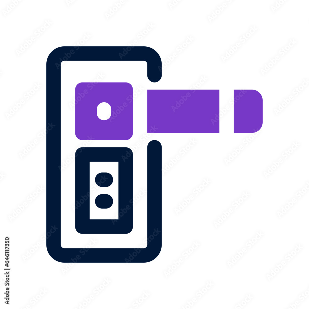 door handle dual tone icon. vector icon for your website, mobile, presentation, and logo design. door handle dual tone icon. vector icon for your website, mobile, presentation, and logo design.