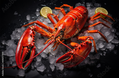Lobster with lime and ice © Ben