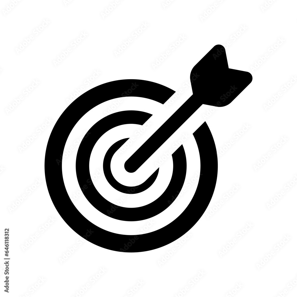 target solid icon. vector icon for your website, mobile, presentation, and logo design. target solid icon. vector icon for your website, mobile, presentation, and logo design.