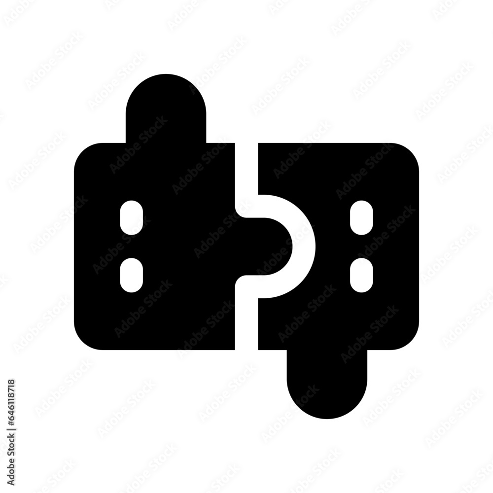 puzzle solid icon. vector icon for your website, mobile, presentation, and logo design. puzzle solid icon. vector icon for your website, mobile, presentation, and logo design.