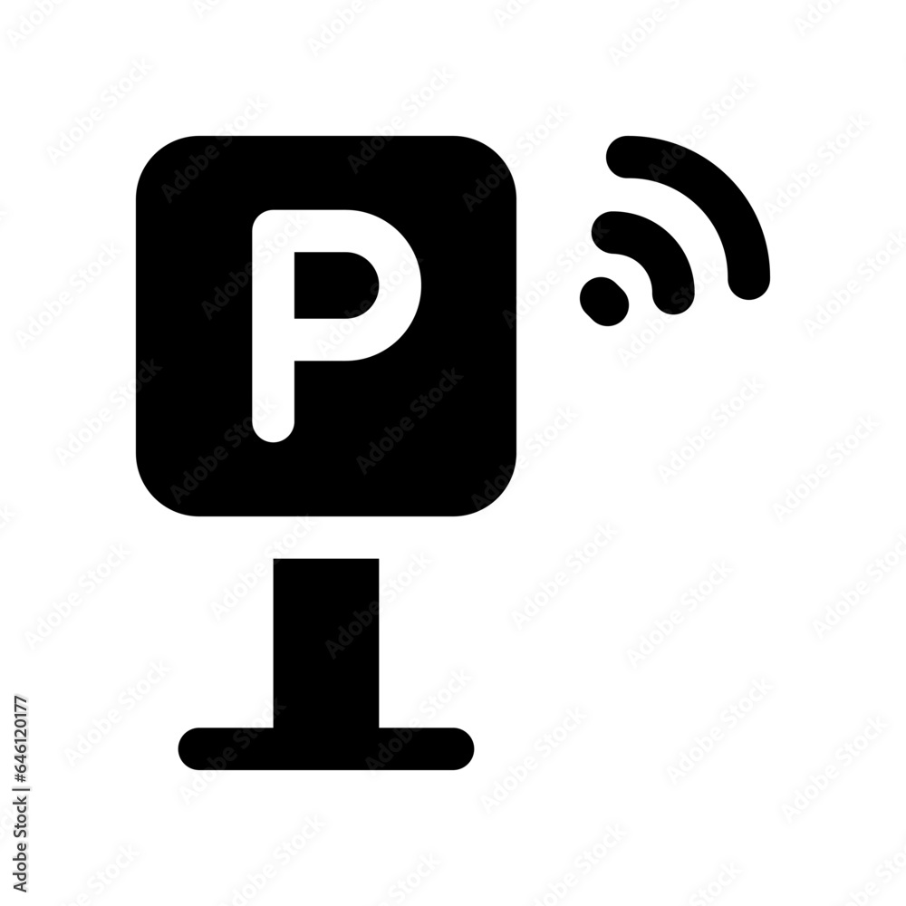 parking sign solid icon. vector icon for your website, mobile, presentation, and logo design. parking sign solid icon. vector icon for your website, mobile, presentation, and logo design.
