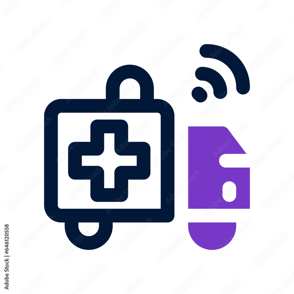 ambulance dual tone icon. vector icon for your website, mobile, presentation, and logo design. ambulance dual tone icon. vector icon for your website, mobile, presentation, and logo design.