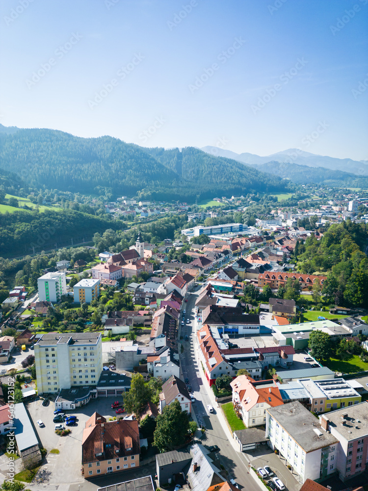 Kindberg im Bezirk Bruck-Mürzzuschlag in der Steiermark