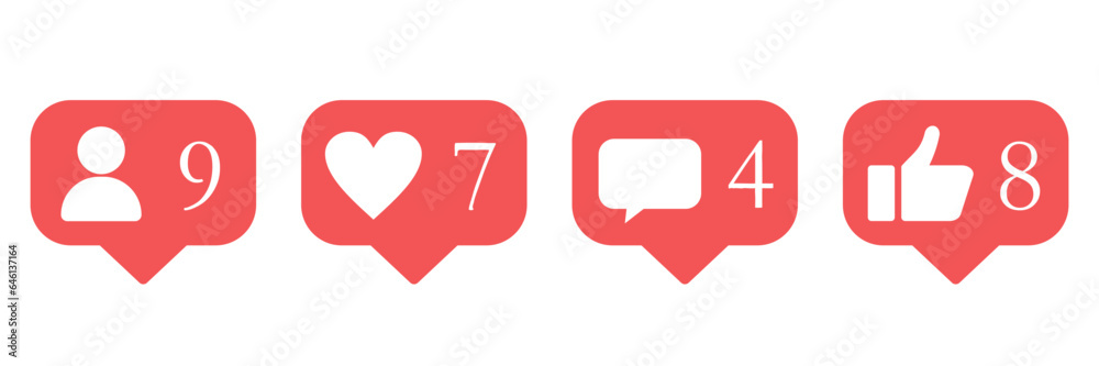 Social media icon concept. Vector illustration Social media icon concept. Vector illustration