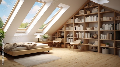 Attic Room Ideas © Damian Sobczyk