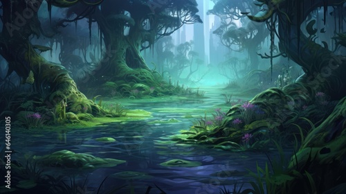 Fantasy Swamps and Wetlands Game Art © Damian Sobczyk
