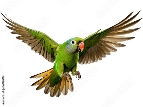 Green-cheeked Conure's Vivid Flight
