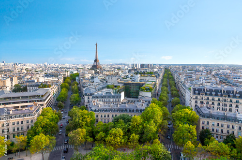 Cityscape of Paris with Eiffel Tower © adisa