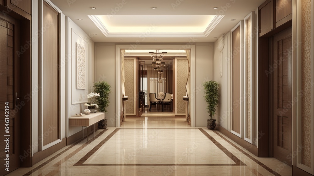 Obraz premium Hall Room Design Ideas