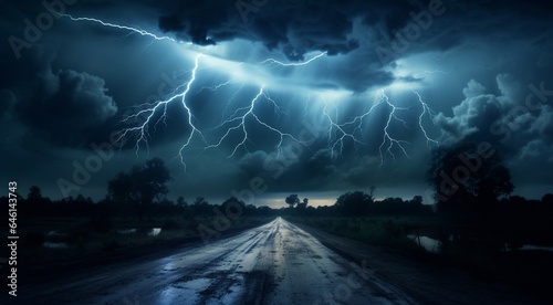 lightning in the sky, lightning in the night, fantastic lightning scene in the night, stormy day, lightning background, storm in the dark