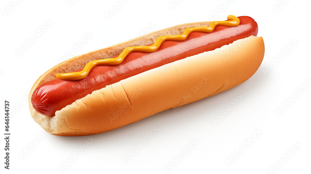hot dog with mustard hot dog with mustard