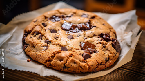 one chocolate chip cookie