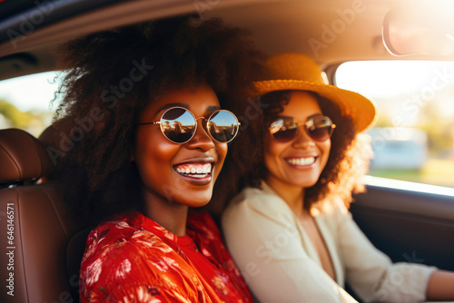 Radiant Black Women on a Road Trip