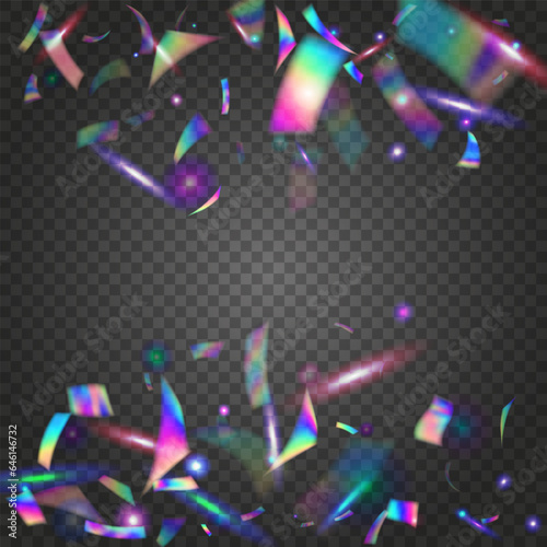 Transparent Effect. Glitch Sparkles. Bokeh Glare. Purple Party Texture. Digital Art. Disco Design. Webpunk Foil. Laser Prismatic Wallpaper. Violet Transparent Effect