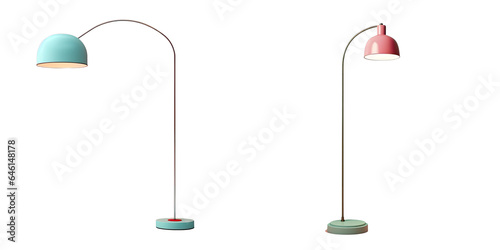 Png Set transparent background Floor lamp isolated photo