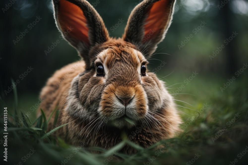 Fototapeta premium close up of a bunny/rabbit