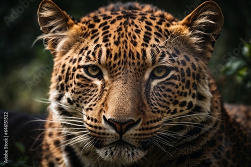 close up of a jaguar