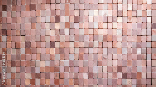 Blush mosaic square tile pattern  tiled background