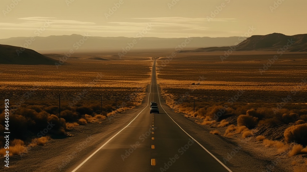 Naklejka premium Arizona desert. Created with Generative AI technology.