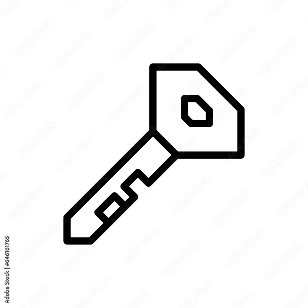 Motor key motor service and garage icon with black outline style. vehicle, key, auto, motor, car, service, engine. Vector Illustration Motor key motor service and garage icon with black outline style. vehicle, key, auto, motor, car, service, engine. Vector Illustration