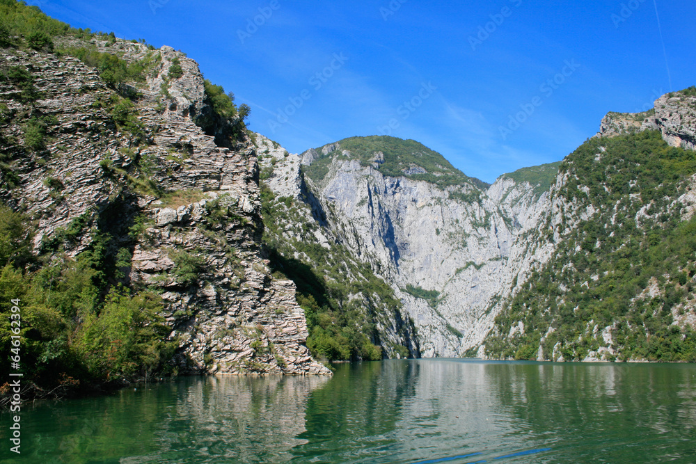 Albanian Alps, Lake Fierza Albanian Alps, Lake Fierza