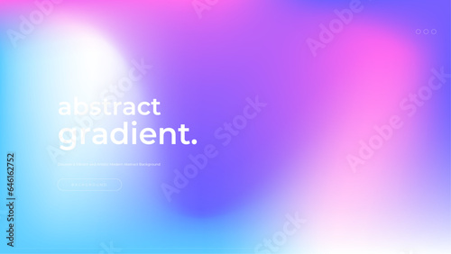 Gradient colorful abstract background vector