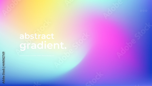 Vector abstract colorful blend gradient background