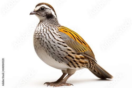 quail, blank for design. Bird close-up. Background with place for text