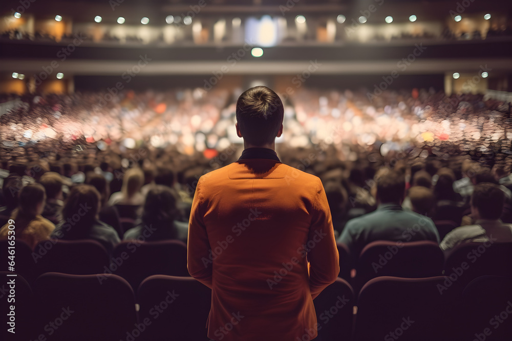 Engaged Audience at an Inspiring Event, generative ai Engaged Audience at an Inspiring Event, generative ai