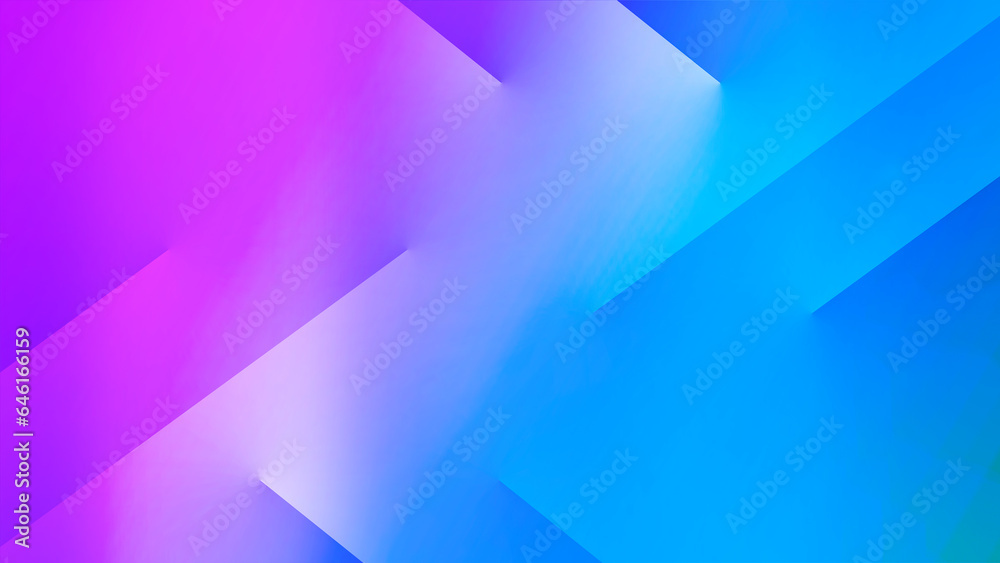 Pink purple blue cyan lilac abstract gradient background for design. Geometric figures. Stripes, lines, triangles, squares. Color gradient. Futuristic modern background. Light and dark shades. Banner Pink purple blue cyan lilac abstract gradient background for design. Geometric figures. Stripes, lines, triangles, squares. Color gradient. Futuristic modern background. Light and dark shades. Banner