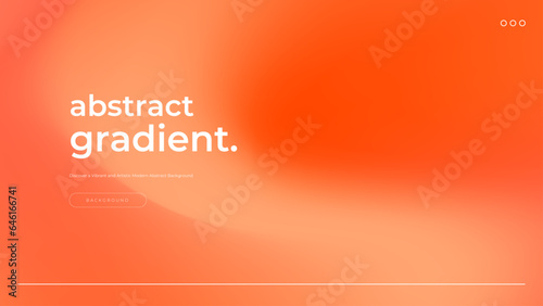 Trendy gradient background orange abstract