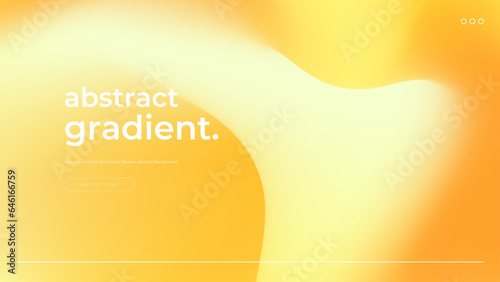 Modern yellow gradient abstract background