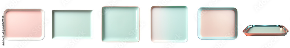 Png Set White tray on transparent background with nothing on it Png Set White tray on transparent background with nothing on it