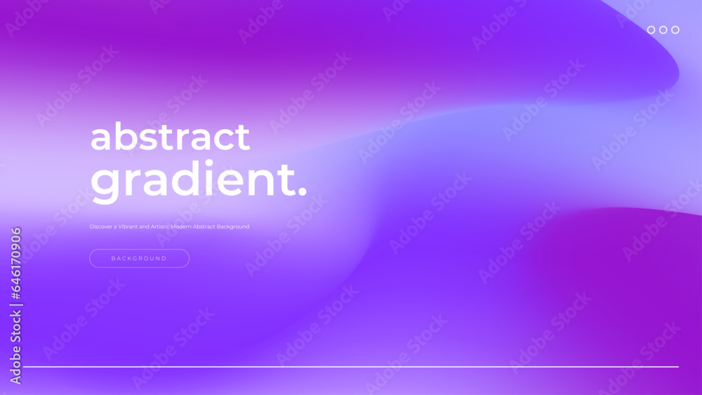 Gradient blue and purple abstract background vector