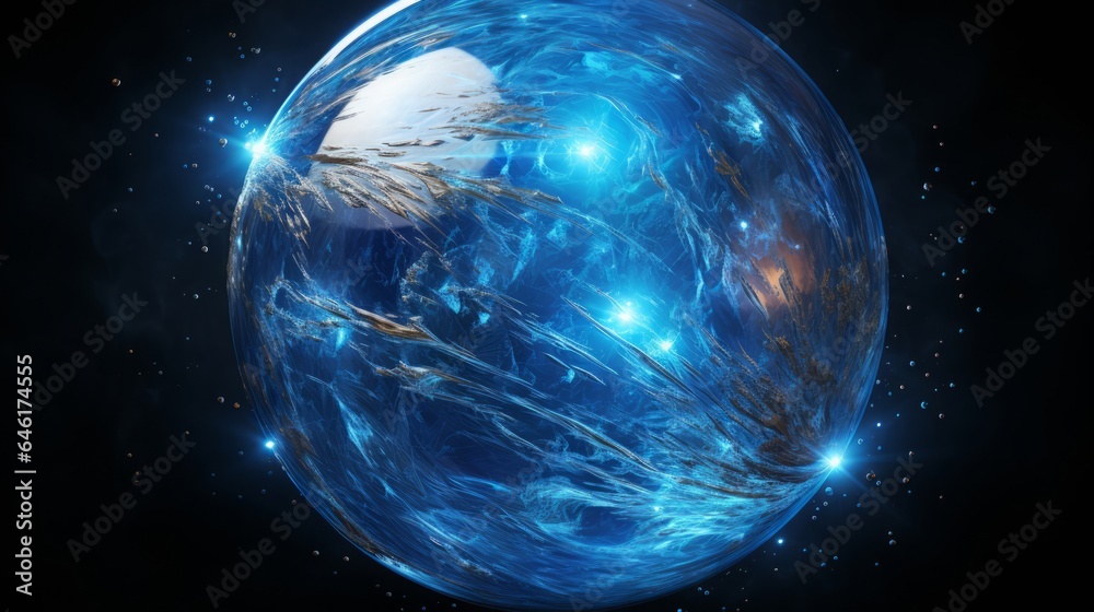 Obraz premium 宇宙イメージイラスト,Generative AI AI画像