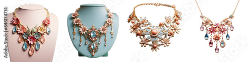 Png Set transparent background with necklace of jewelry