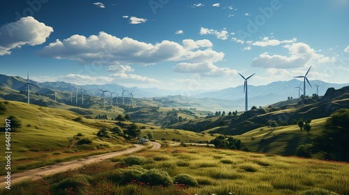 二酸化炭素を抑える風力発電