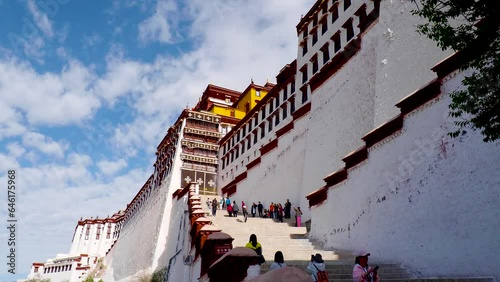Potala Palace, old seat of government of the Dalai Llama, Lhasa, Tibet