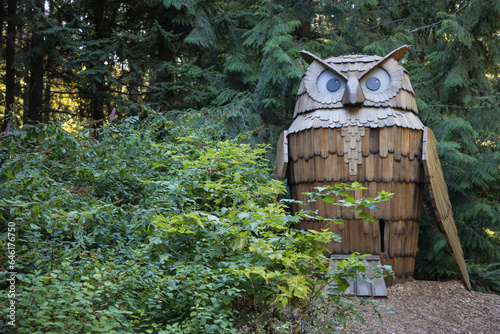 Beautiful view of the VanDusen Botanical Garden in Vancouver, Canada