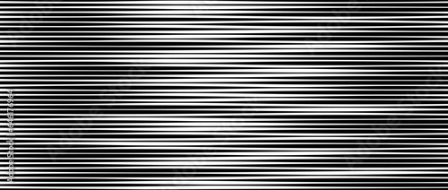 Random linear pattern. White tv noise pattern. Black and white horizontal irregular lines background pattern. Glitch concept wallpaper. Vector striped illustration.