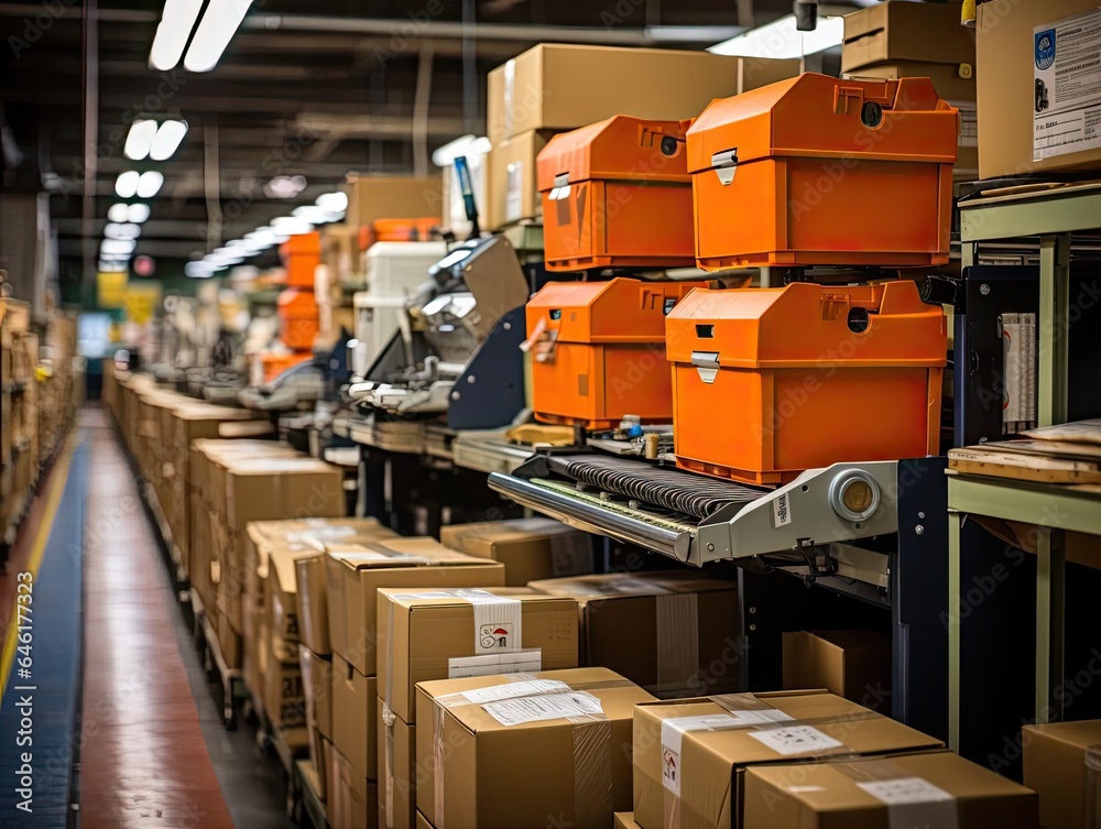 In a stateoftheart mailroom, a team of smart sorting and delivery