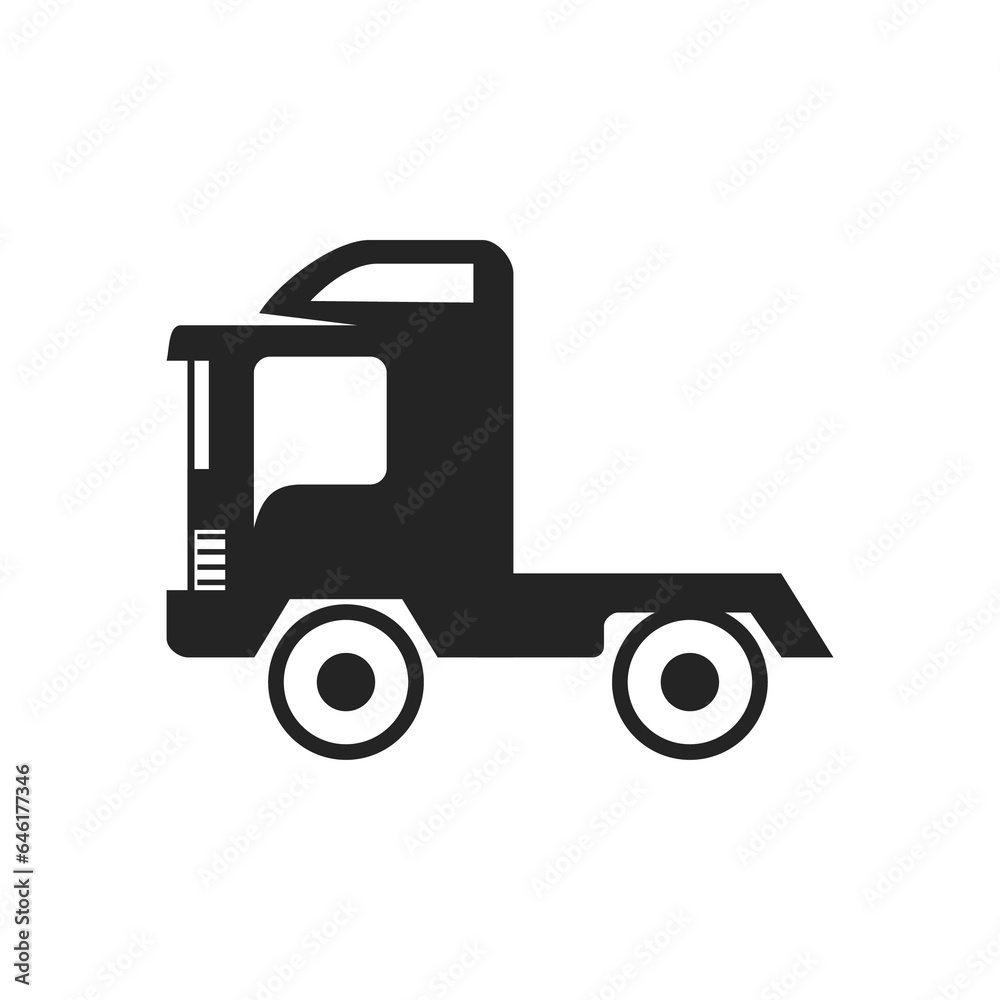 Truck Logo template Isolated. Brand Identity. Icon Abstract Vector graphic
