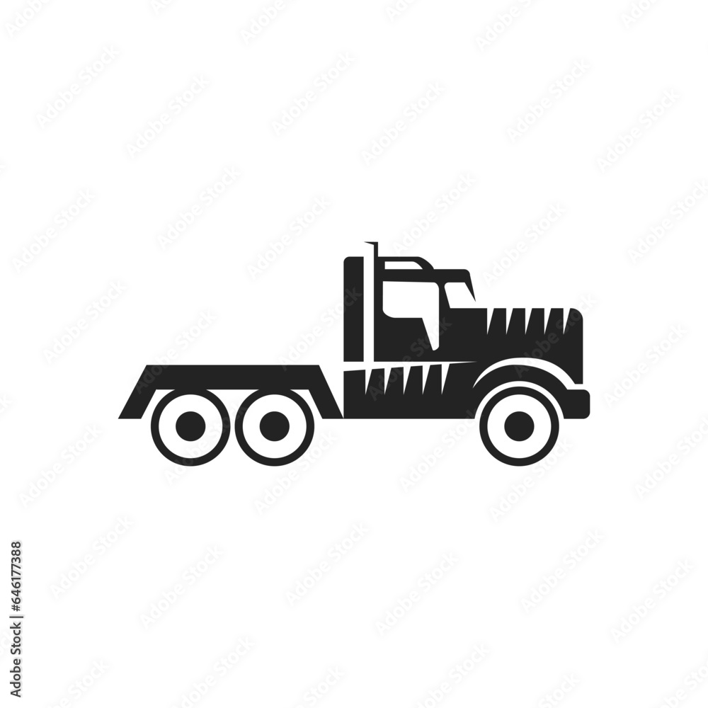 Truck Logo template Isolated. Brand Identity. Icon Abstract Vector graphic Truck Logo template Isolated. Brand Identity. Icon Abstract Vector graphic