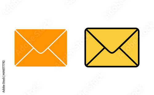 Mail icon set tor for web and mobile app. email sign and symbol. E-mail icon. Envelope icon