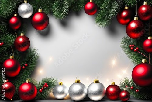 Wooden Background  Textured Christmas   New Year  AI Generated