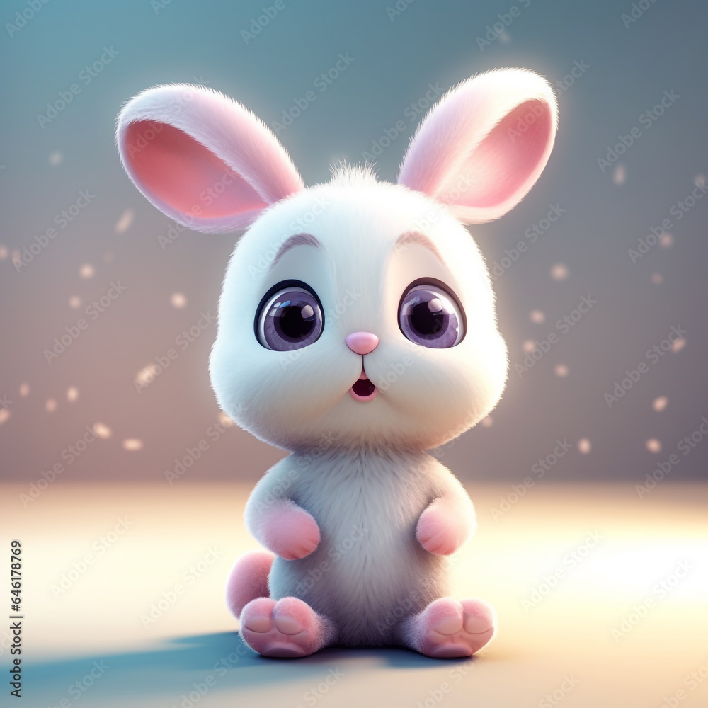 cute and adorable 3d rabbit cute and adorable 3d rabbit