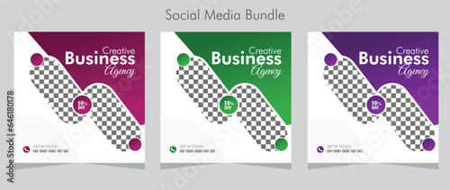 modern and unique professional business social media bundle,eye catching attrective business social media advertisting.