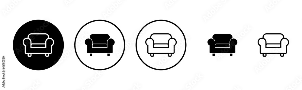 Sofa icon set illustration. sofa sign and symbol. furniture icon Sofa icon set illustration. sofa sign and symbol. furniture icon